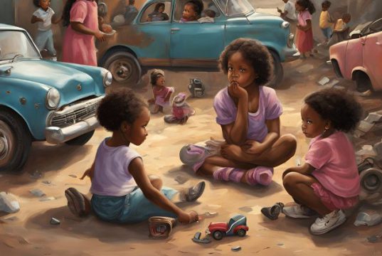 A Importância de um Brinquedo para uma Criança que Vive em uma Favela Cercada pela Violência