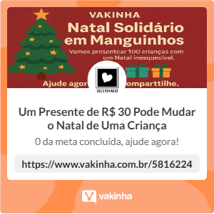 Um Presente de R$ 30 Pode Mudar o Natal de Uma Criança
