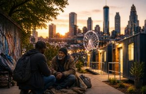 Downtown Rising: solução real para a população em situação de rua — ou um modelo caro e pressionado pela vitrine urbana?